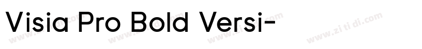 Visia Pro Bold Versi字体转换 Visia Pro Bold Versi字体转换